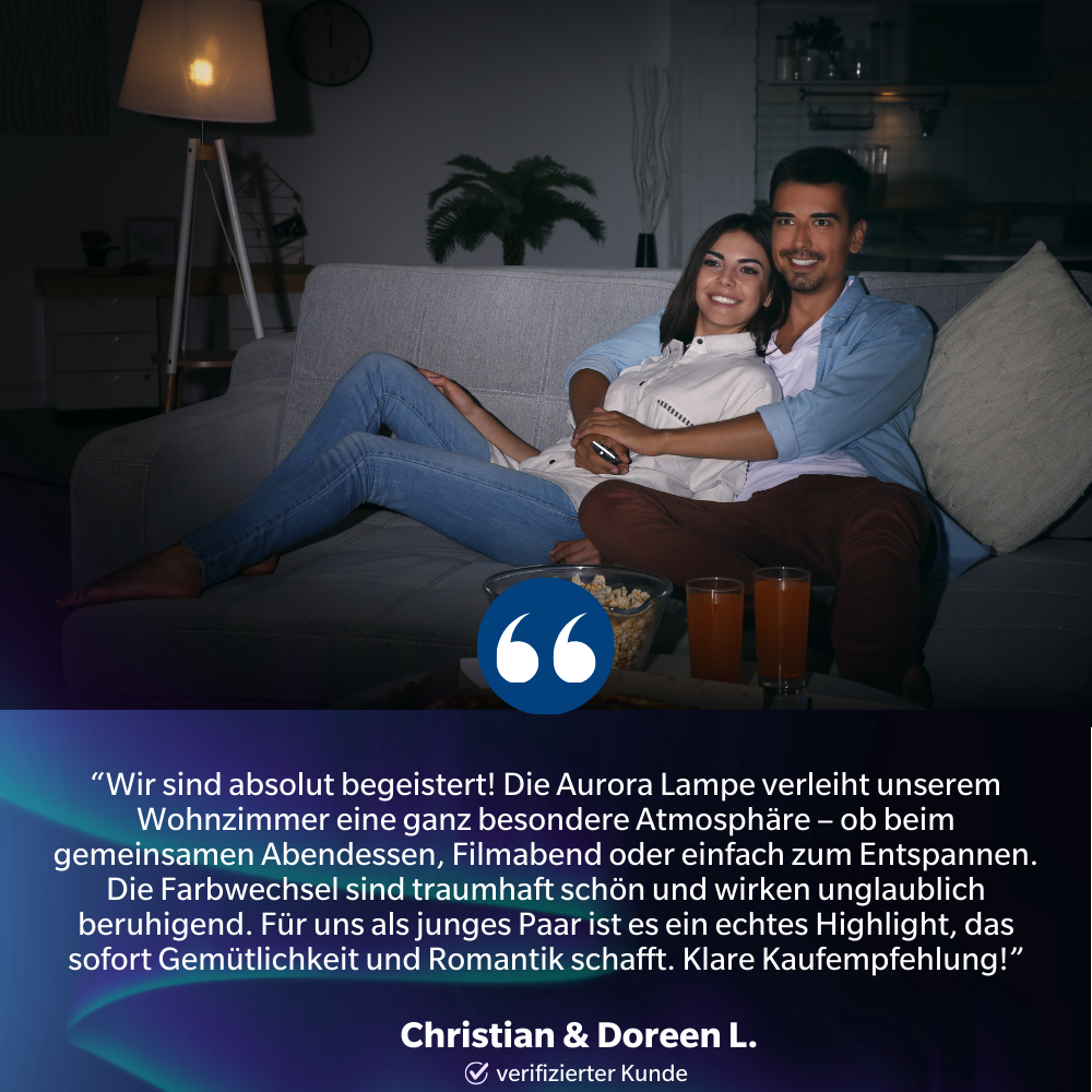 Aurora Wohlfühl Lampe – Die Magie der Nordlichter für Ihr Zuhause