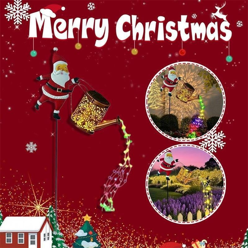 Festberg™ Solar Gießkanne mit Lichtershow