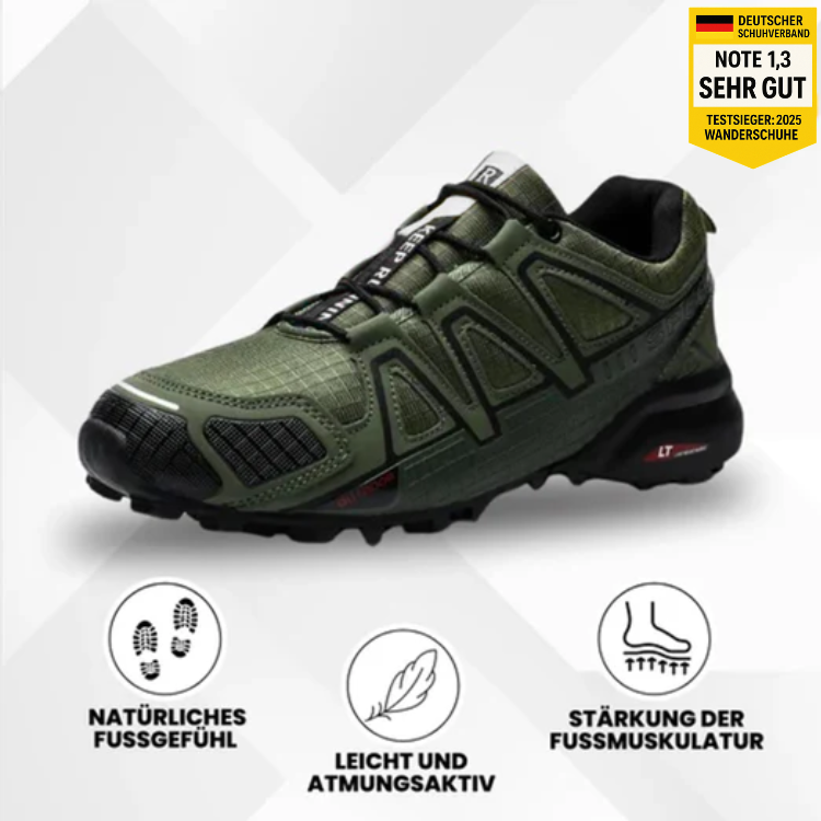 OrthoTrekk® - ergonomischer schmerzlindernder Trekking u.- Wanderschuh