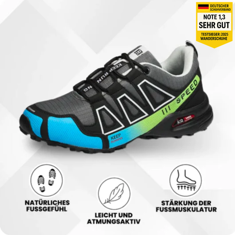 OrthoTrekk® - ergonomischer schmerzlindernder Trekking u.- Wanderschuh