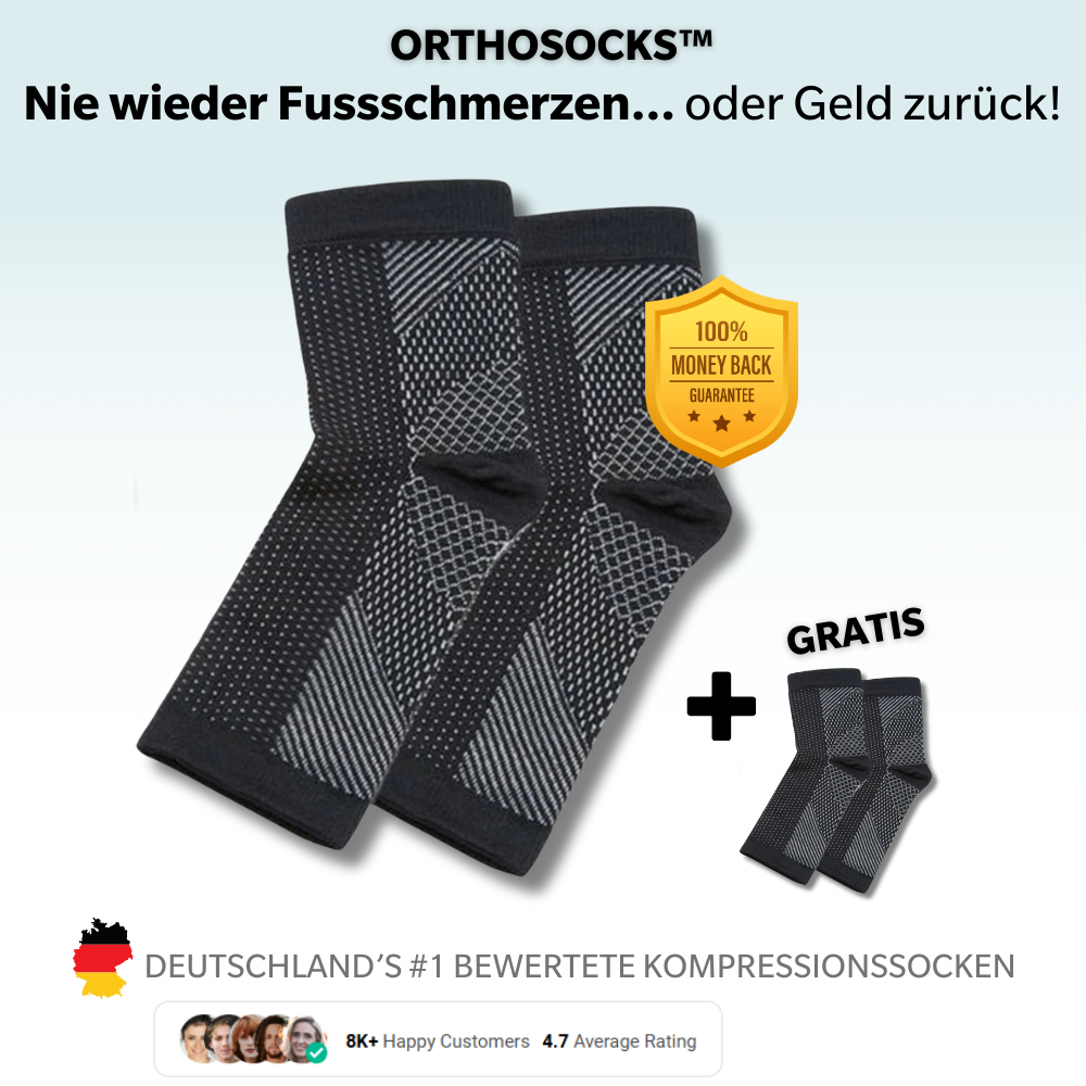 ORTHOSOCKS™  zehenfreie orthopädische Kompressionssocken