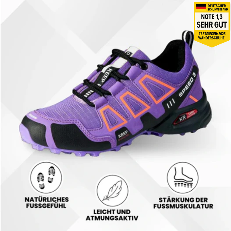 OrthoTrekk® - ergonomischer schmerzlindernder Trekking u.- Wanderschuh