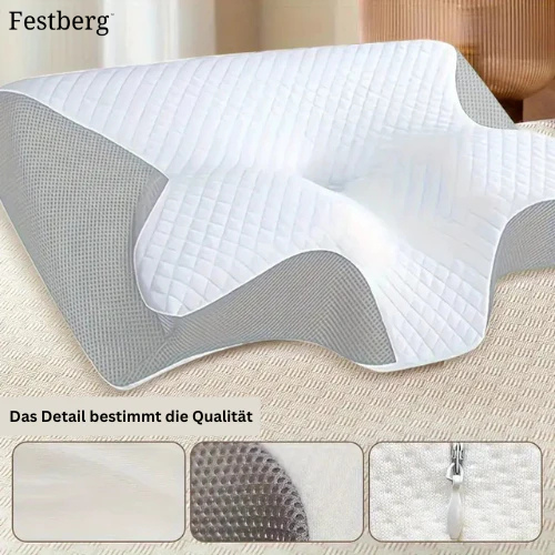 Festberg™ - Orthopädisches TraumKissen – Ergonomischer Schlafkomfort zur Schmerzlinderung