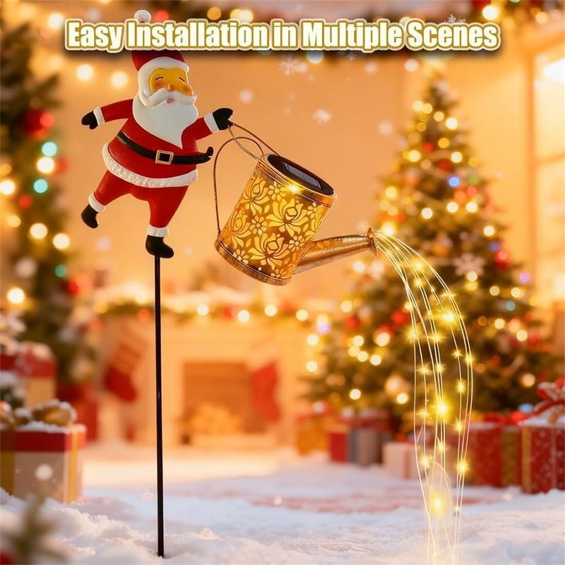 Festberg™ Solar Gießkanne mit Lichtershow